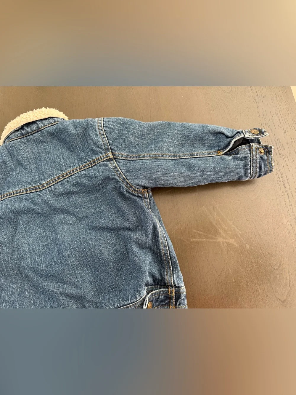 2T-3T Gymboree Sherpa Blue Denim Jacket